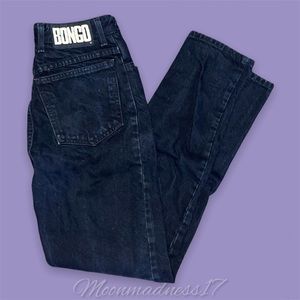 Closet staple rare vintage 90’s black BONGO jeans.🖤
